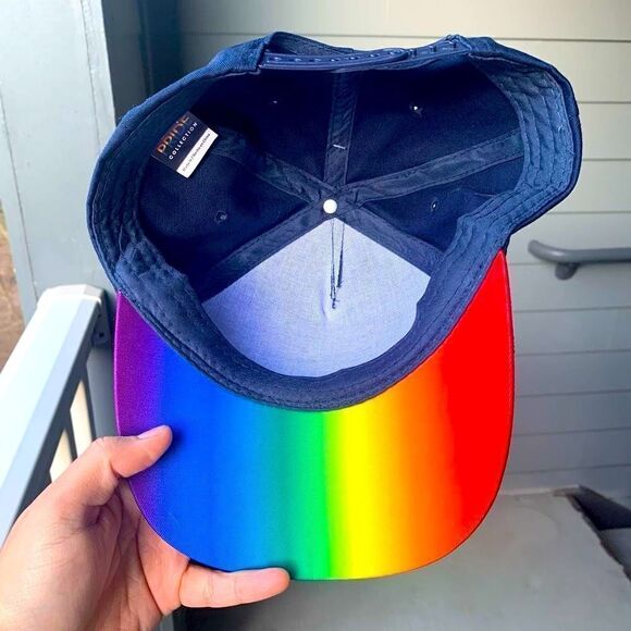 Disney Pride Mickey Mouse SnapBack Baseball Hat - Picture 2 of 3